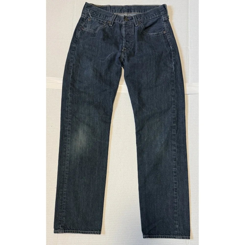 LEVI'S 501 - Men's Classic Straight Leg Button Fly Denim Jeans - Size 29x30